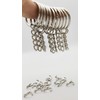 Key Ring with Chain and Open Jump Rings 1 inch,