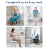 Swivel Shower Stool for Inside Shower, 360° Rotating Shower Seat