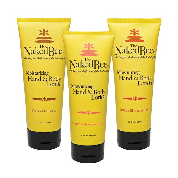 The Naked Bee Orange Blossom Honey, Grapefruit Blossom Honey and