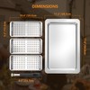 Onlyfire Grill Basket Set, 5PCS Stainless Steel Grill Pan -