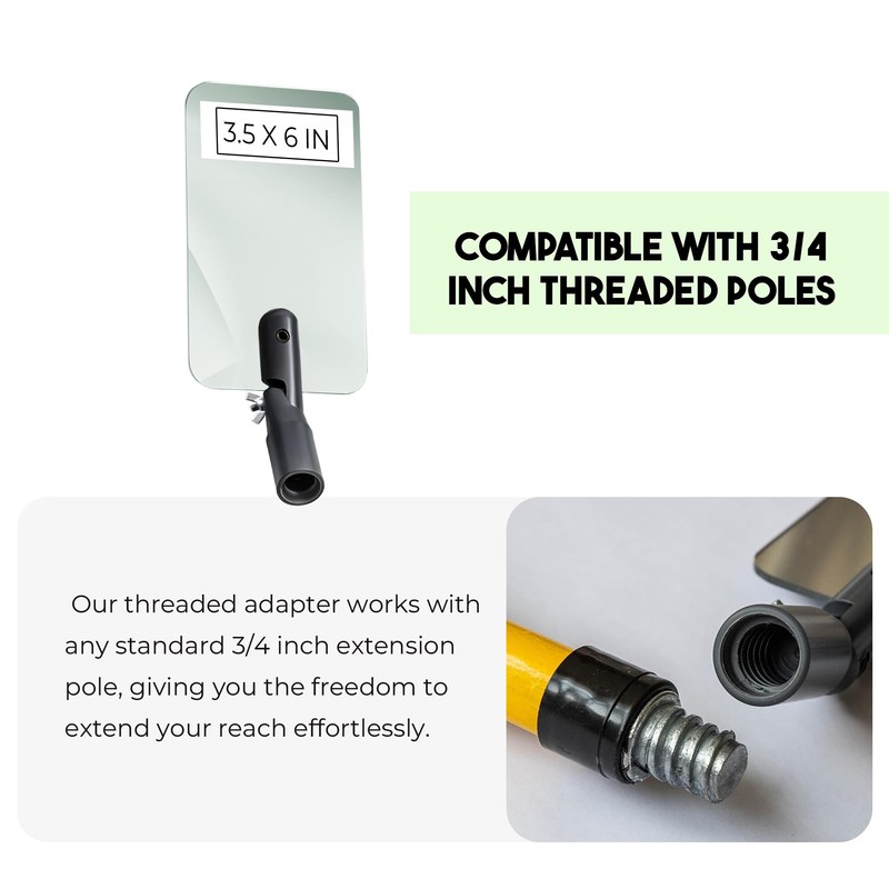 Extend A Vue - Flex Vue Inspection Mirror with Threaded