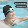 4 pcs Elastic Swim Caps for Both Women & Men