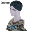 AWAYTR Turban Elastic Chemo Hat Women Strench Pleated Beanie Hat