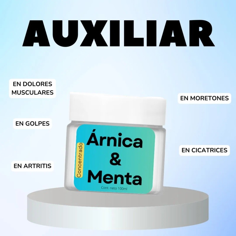 Pomada Natural De Árnica Para Dolores Musculares 100 Ml 2