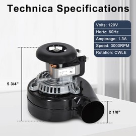 Criditpid J238-087-8171 Draft Inducer Blower Motor Replacement for Fasco A164, 7021-9455, 7021-9311, 7021-9593, 7021-9242, Lennox 85L49, 88K8401, 10K5101, 43K4101, Packard 66401 Blower.