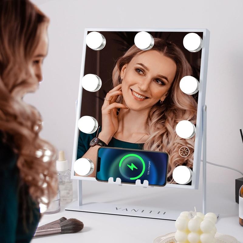 VANITII Hollywood Vanity Makeup Mirror 3 Light Adjustable 9 LED