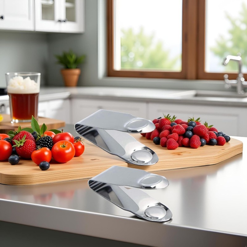 2Pcs Stainless Steel Strawberry Huller Fruit Stem Remover, Picker Leaf