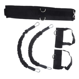 Totority Adjustable Basketball Training Resistance Bands Latex Jump Trainer for Leg Muscle Strength Fitness Tool for Athletes Outdoor Sports