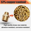 Brass 3/4” x 1/2” NPT Male Threaded Reducing Nipple Pipe
