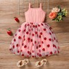 GRNSHTS Toddler Baby Girl Tutu Dress Sleeveless Strap Knit Tulle