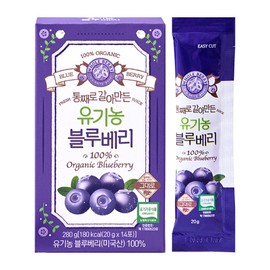 hallberry 1 box of organic blueberries made from whole whole berries, 14 packets / 홀베리 통째로 갈아만든 유기농 블루베리 1박스 14포