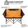EMERIT Oversized Double Duo Camping Chair Folding Camping Loveseat 2