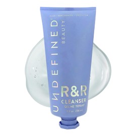 Undefined Beauty R&R Cleanser 8oz – Balancing Gel Cleanser with Niacinamide, Centella, Green Tea & Tremella Mushroom