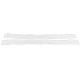 2 uds., Tira de sellado de silicona, cubierta de espacio para mostrador de estufa, tira de sellado de relleno de espacio de horno anti-aceite resistente al calor para cocina(25inch-blanco)