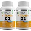 HAYAT Vitamins Vegan Natural Vitamin D 2400 IU, D2, Certified