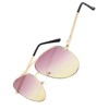 TODREMOU Sunglasses Retro Men's Glasses Sunglasses Pilot, Purple Yellow