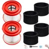 2 Pack 49-90-1900 HEPA Filter Replacement Compatible with Milwaukee Wet/Dry