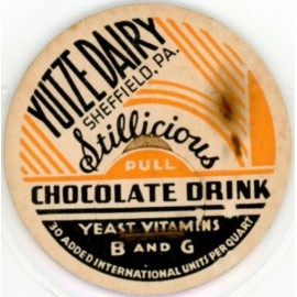Milk Cap - Yutze Dairy - Sheffield, Pennsylvania - Stillicious CHOCOLATE DRINK