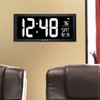 AcuRite 76102M Oversized LED Clock with Indoor Temperature, Date and
