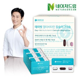 Nature Dream David Multivitamin Calcium Magnesium Magnesium Lutein Omega 3 30 Pack 1 Box / 네이처드림 데이빗 멀티비타민 칼슘 마그네슘 루테인 오메가3 30팩 1박스