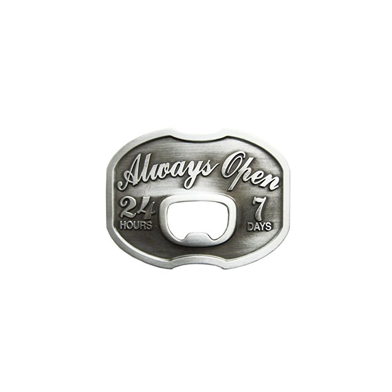 Always Open Belt Buckle 3D Look Buckle for Belt Buckle