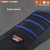 fewfuss Universial Dirt Bike Seat Cover - Soft Ribbed Rubber