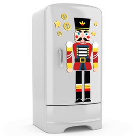 7 Pieces Christmas Nutcracker Refrigerator Magnets Nutcracker Christmas Decorations Nutcracker Fridge Stickers Cute Soldier Nutcracker for Christmas Holiday Door Garage Office Cabinets Decoration