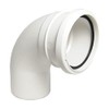 FLOPLAST 110mm Ring Seal Soil 92.5 Degree Socket to Spigot