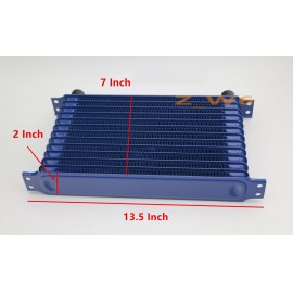 Universal 13 Row Truck Turbo Engine Transmission 10AN Oil Cooler