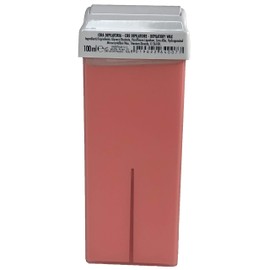 Professional Roll On Waxes Trial Pack (5 Pack), Hair Removal Wax Cartridge, Azulene, Honey, Banana & Pink Depilatory Wax Roller with 100 Non Woven Waxing Strips