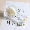 Multibey Clear Acrylic Gold 1 Inch Core Desktop Adhesive Tape