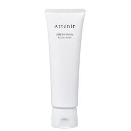 Attenir Dress Snow Facial Wash, 4.2 oz (120 g), Face Wash (Dullness, Pores, Transparency), Contact Foam, Face Wash Foam, Aging Care (Refreshing, Moisturizing, Not Stiff), Approx. 2 Months Supply / Morning Night
