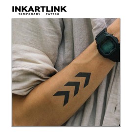 INKARTLINK Cellular Colored Jagua Tattoo Stickers 2 Weeks Waterproof Set of 3 Tattoo Stickers Tattoo Stickers Long Lasting Temporary Tattoos Trendy Women Men Armband