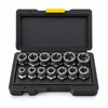 14Pcs Damaged Nut Bolt Extractor Set Impact Socket Bolt Remover