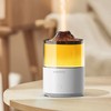 Aroma Humidifier Large Capacity Quiet Colorful Flame Lamp Desk Aromatherapy