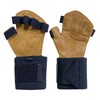 Weight Lifting Gloves - Fingerless Weightlifting Gloves with Wrist Wrap