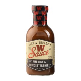 Bear and Burtons W Sauce | Distinctive Worcestershire Sauce Blend | Perfect for Steaks, Dressings & Marinades | 12 Oz