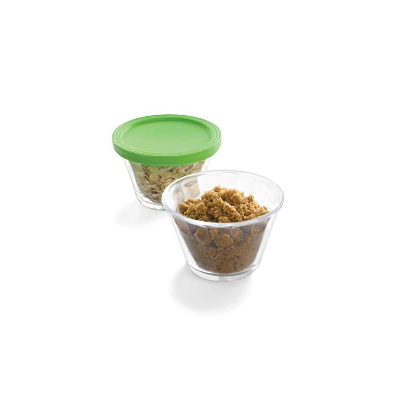 Libbey Baker's Basics 6-Piece Glass Ramekin Set with Lids
