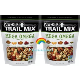 Power Up 2 Packs Power Up Mega Omega Trail Mix 26 oz Each Pack