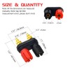 WMYCONGCONG 10 PCS Double 4mm Banana Plug Socket Connector Post