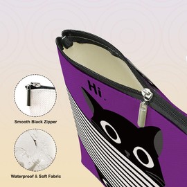 VICBOU Cat Gifts for Women Cat Mom Gifts Cute Cat Makeup Bag Funny Cat Stuff Cat Accessories Cat Lover Gifts for Women Girls Best Friends Cat Lady Boss Friendship Christmas Birthday Cosmetic Bag