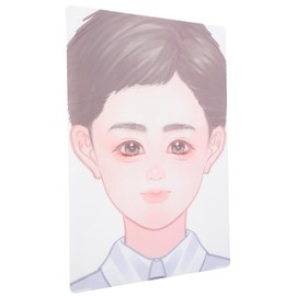 KICHOUSE Reusable Face Painting Practice Board for Boys and Girls Face Makeup Template 1 Pc Washable Pet Material for Skill Development