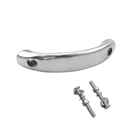 6.5" Boat Grab Handle Stainless Steel 316 Hardware, Heavy Duty Grab Bar Handrail, 165mm Marine Door Grab Bar Pull for Ship Kayak Yacht