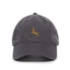 Tech Design Deer Baseball Cap Embroidered Cotton Adjustable Dad Hat