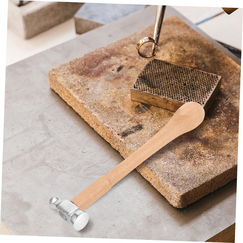 Mipcase Mini Jewelry Stamping Hammer Multifunction Craft Tool for Polishing