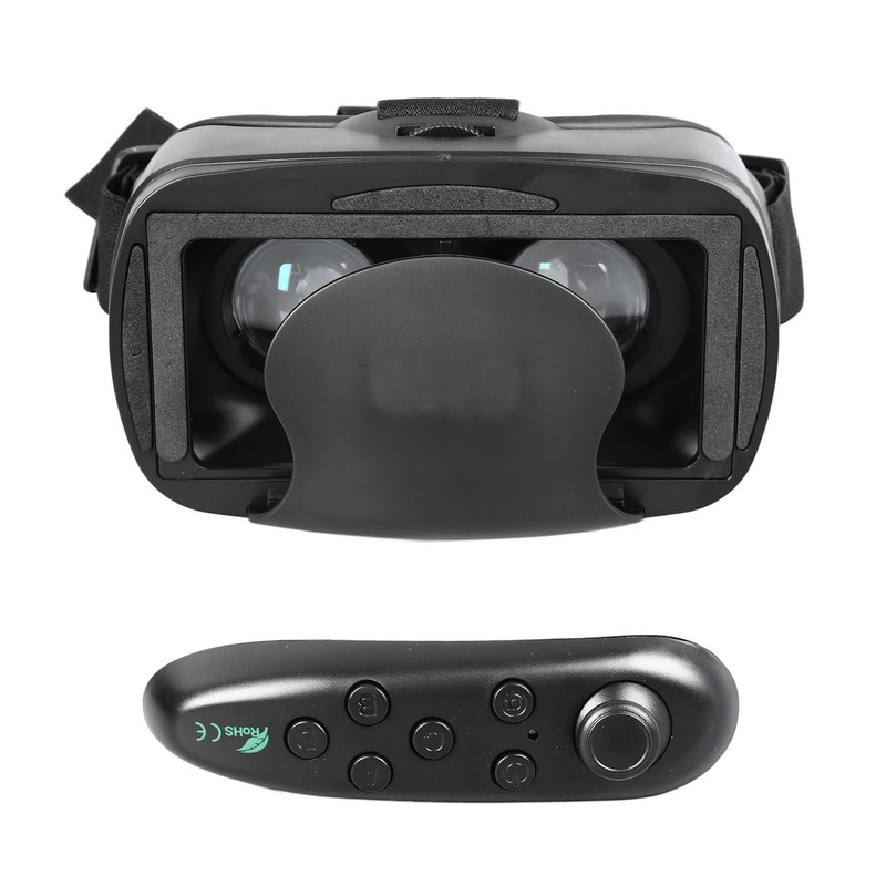Virtual Reality Headset with Adjustable Straps Immersive Eye Protection 3D