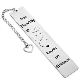 Ymapinc Best Friend Bookmark,Long Distance Friendship Bookmark Gifts, Going Away Farewell Gift for Besties BFF Friend Leaving Moving Birthday Graduation