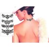 King Horse Tribal-12 Tattoo Stickers, Tribal Chain, 7 Types -