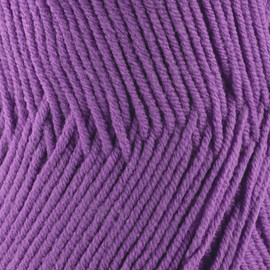 Sensy Chino Soft Cotton Yarn, Soft Baby Cotton Yarn, Amigurumi Yarn, 3.5 oz, 360 Yards, Gauge 2 Fine (Purple)