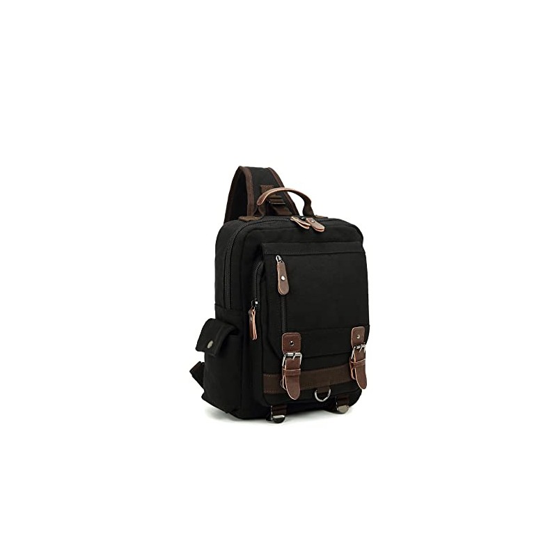 Sechunk Canvas Messenger Bag Sling Bag Crossbody Bag Shoulder Bag